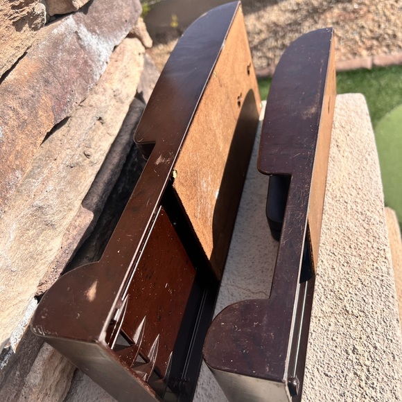 Vintage Cutco Wall Mount Knife Holders Brown Plastic - Picture 12 of 17